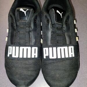 Puma Boy's Black Sneakers